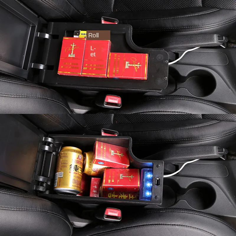 For Ford focus 3 podłokietnik ze schowkiem szczegóły wnętrza akcesoria samochodowe części do modernizacji Ford Focus III podłokietnik samochdoowy schowek środkowy — zdjęcie 6