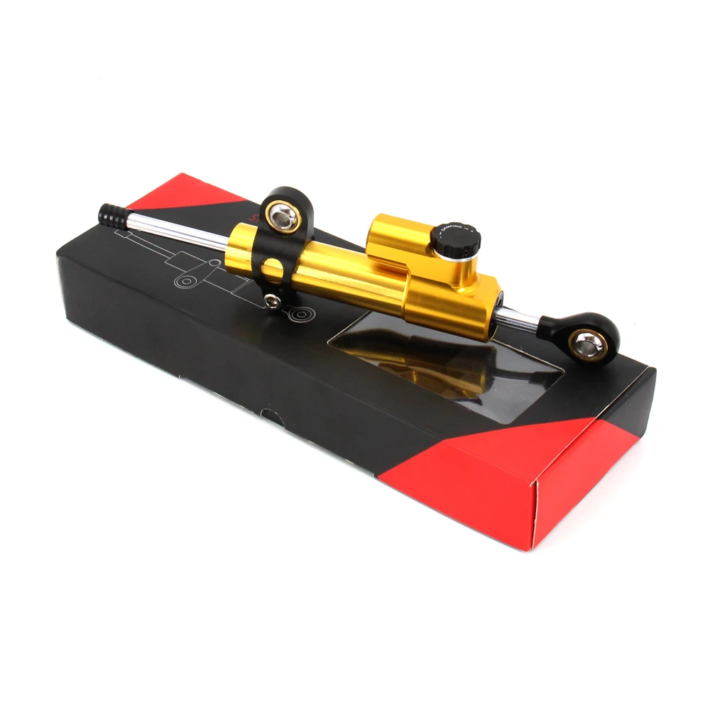 Voor YAMAHA YZF R6 YZF600 2003 2004 2005 Motorfiets Hoge kwaliteit koolstofvezel CNC Stuurdemper Stabilizer Beugel Volledige