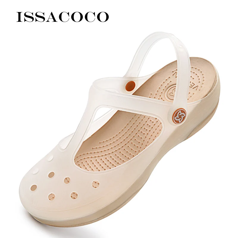 Sandalias De Mujer Verano 2022 Sandalias Zapatos Con Plataforma Mujer Sandalias Transparentes Mujer Zuecos Sanitarios Mujer Sandale Femme Luxe Sabot