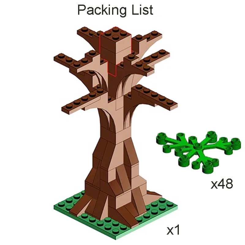 Enlighten Baustein City Lift the Cherry Avenue Road Tree Lernsteine Spielzeugjunge Geschenk – Keine Box – Detail 7