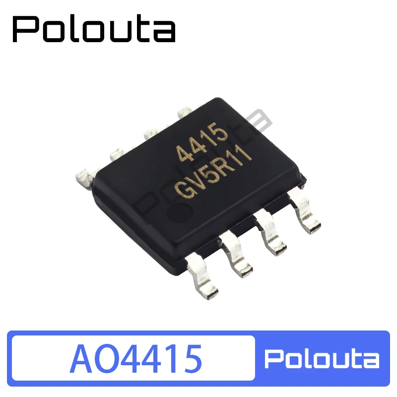 10 Pcs/Lot Polouta AO4433 SOP8 Patch Field Effect Transistor Kits Direct Plug Components Multiple Models