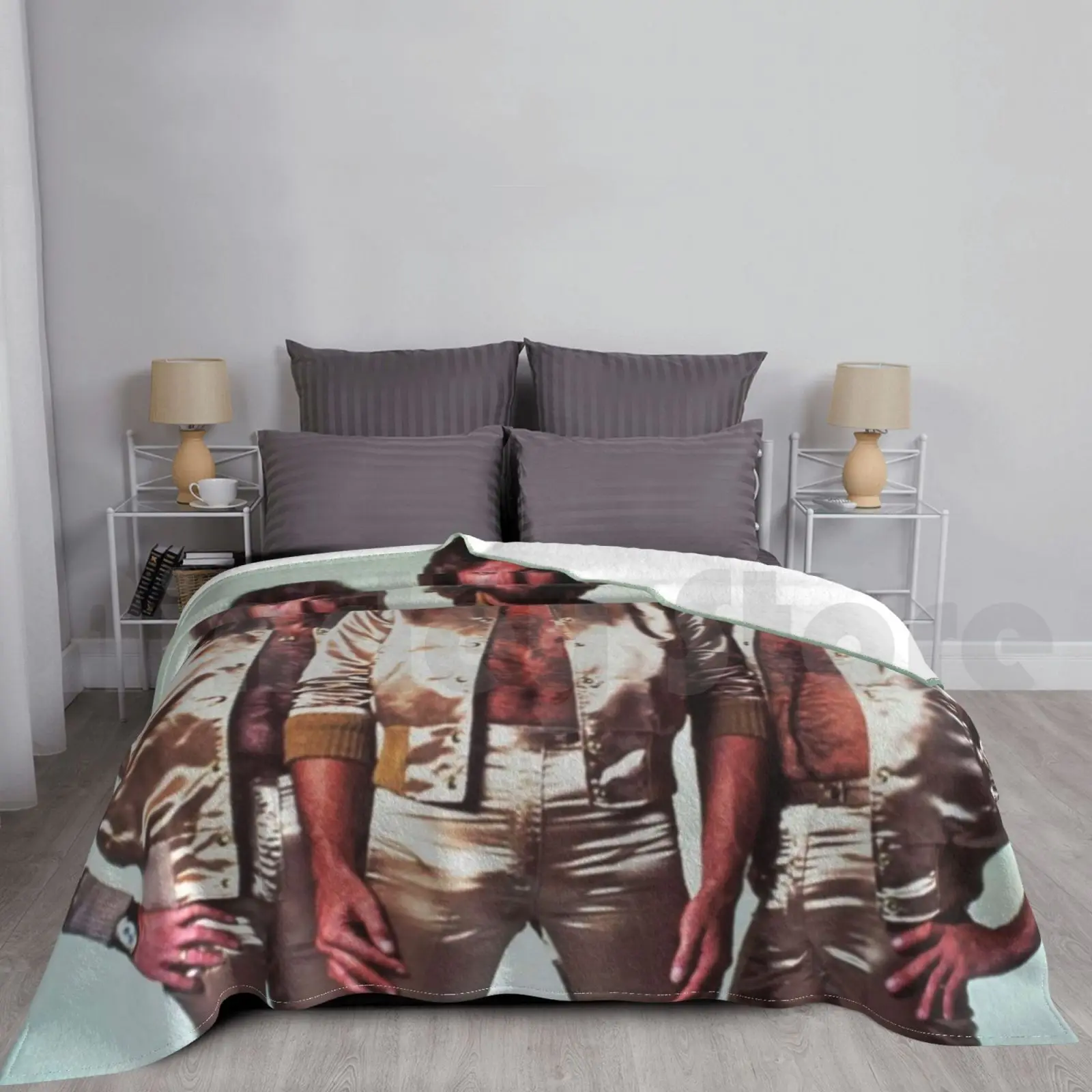 Om Barry Gibb Popular Music #08 Blanket Fashion Custom The Were A Music Group Formed In 1958 Consisted Of