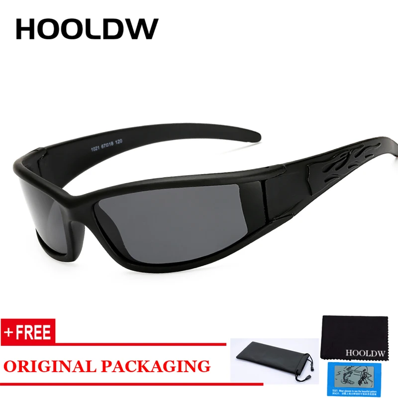 HOOLDW Fashion Polarized Sunglasses Night Vision Glasses Men Women Outdoor Sports Fishing Driving Sun glasses UV400 Goggles