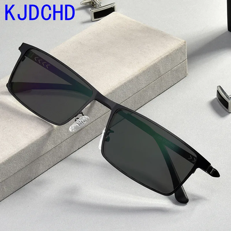 

New fashion men's and women's titanium alloy photochromic hyperopia reading glasses 0 +0.25 +0.50 +0.75 +1.00 to +6.00