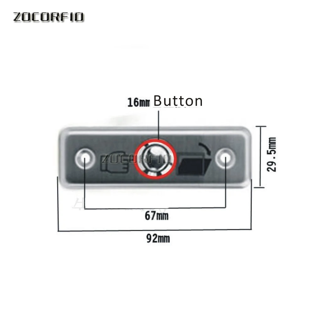 Wholesale push Exit button for door Access control/access control button