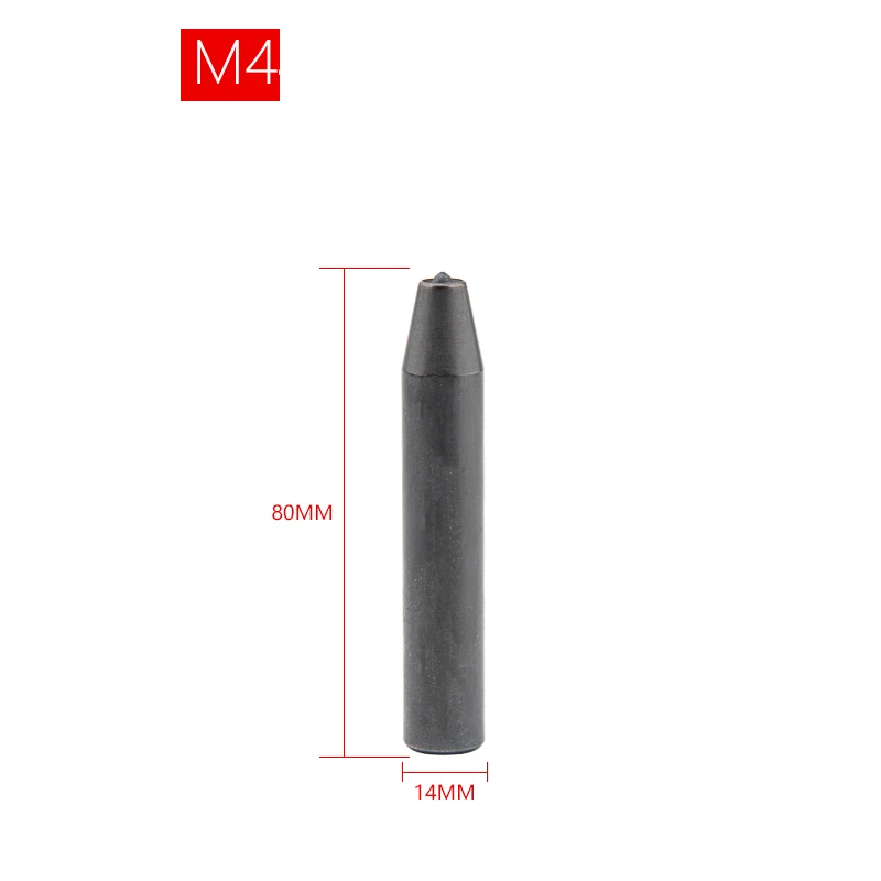 5pcs M3 M4 M5 M6 M8 Punch Pin for Aluminum Flat Round Head Half Hollow Shank Rivet Aluminum Rivet Nut Semi-tubular rivets