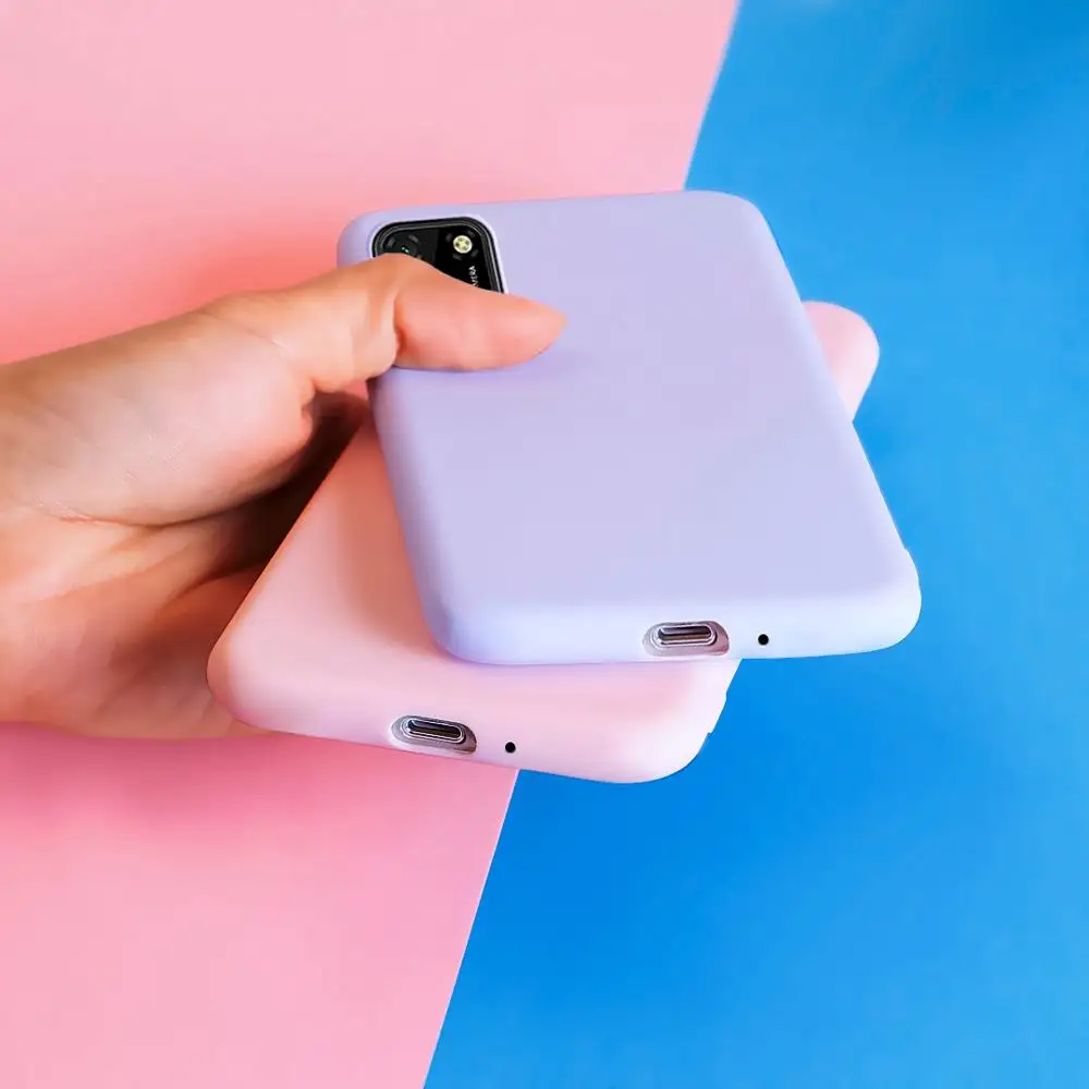 For Huawei Y5P Case 5.45 inch Candy Silicone Back Cover For Huawei Y5P DRA-LX9 Y5 P 2020 Matte Soft TPU Phone Case Shells Capas