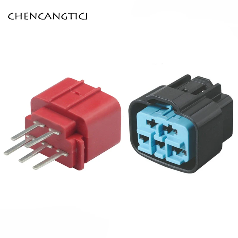 1 Set 5 Pin Car Waterproof Connector Male Female Plug For Automobile Engine Electric Control Wiring Harness