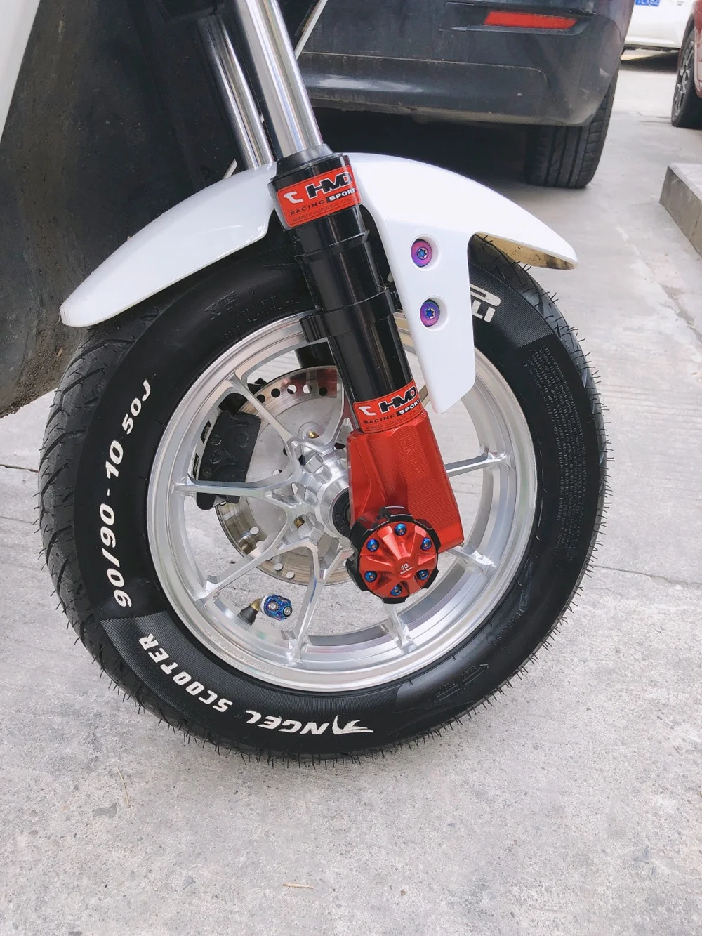 Perno de titanio para modificación de eje de motocicleta, tornillos Ti, sujetadores Ti, M12, tamaño de paso 1,25mm, X225, 235, 260, 280, 300, 330mm