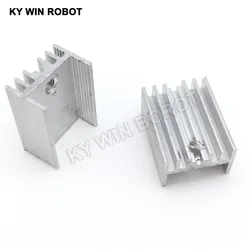 10pcs Aluminium TO-220 Heatsink TO 220 Heat Sink Transistor Radiator TO220 Cooler Cooling 20*15*10MM