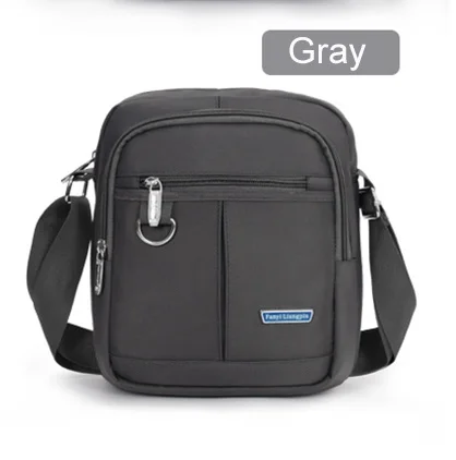 Saco de mensageiro impermeável de náilon dos homens multifuncional casual viagem de negócios bolsa de ombro crossbody