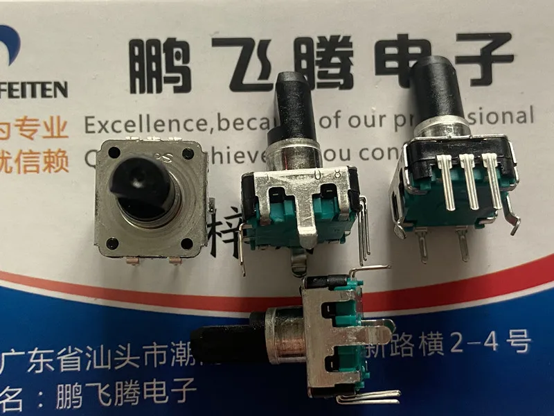 Japan  EC12E2424407 EC12 type encoder with switch rotation 24 positioning number 24 pulse shaft length 15MM