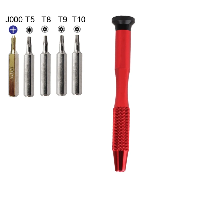 

Отвертка 5 в 1 Torx T5 T9 TR8 TR10 Phillips J000 инструмент для драйвера teardown для MacPro6 Mac Pro A1481- Late 2013