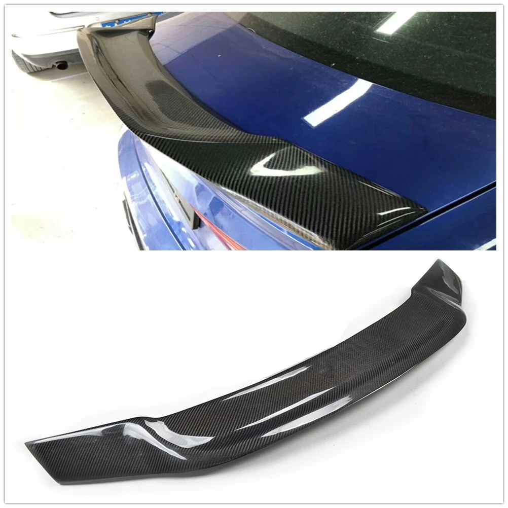 

Rear Spoiler Wing For Audi A3 S3 RS3 8V Limousine Sedan 4-Door 2013-2020 R Style Carbon Fiber Tailgate Trunk Lid Splitter Lip