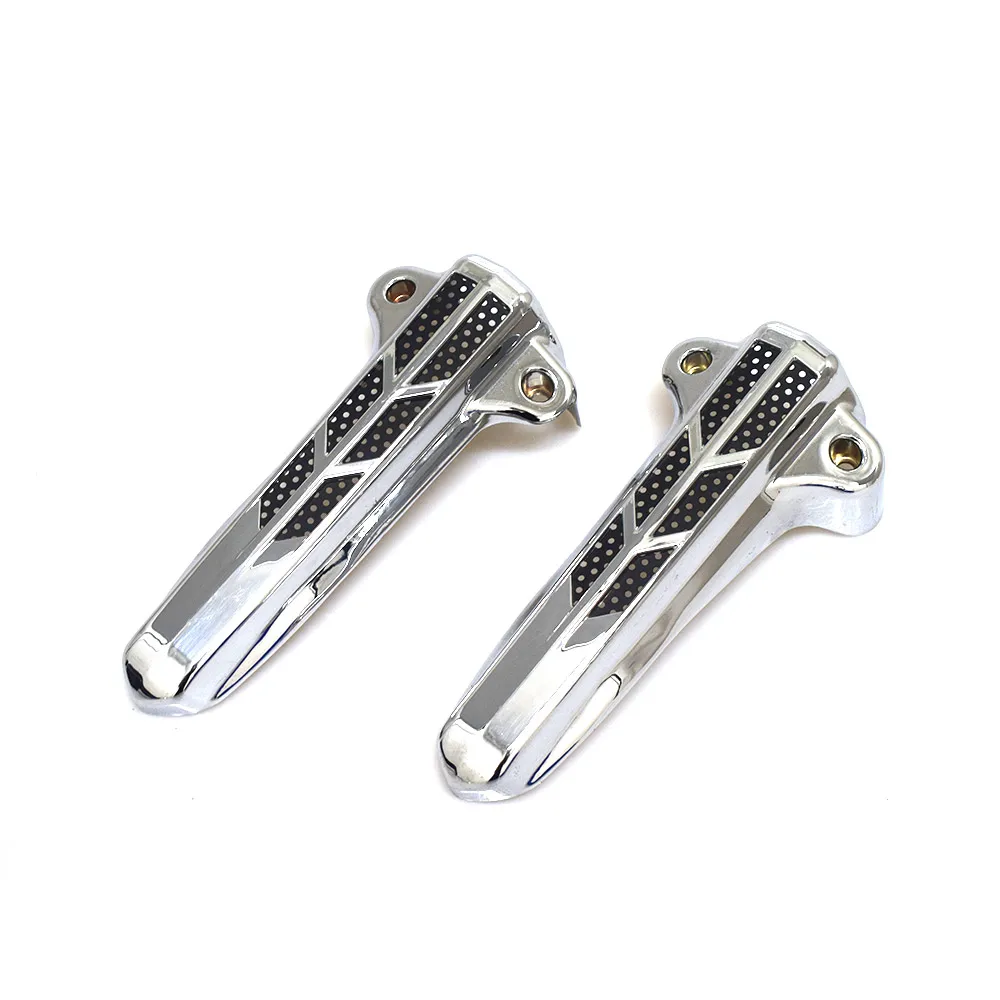 

For Harley Touring Electra Glide Road King Street Glide FLHT FLHX FLHR Motorcycle Front Fork Lower Leg Covers Slider Fits