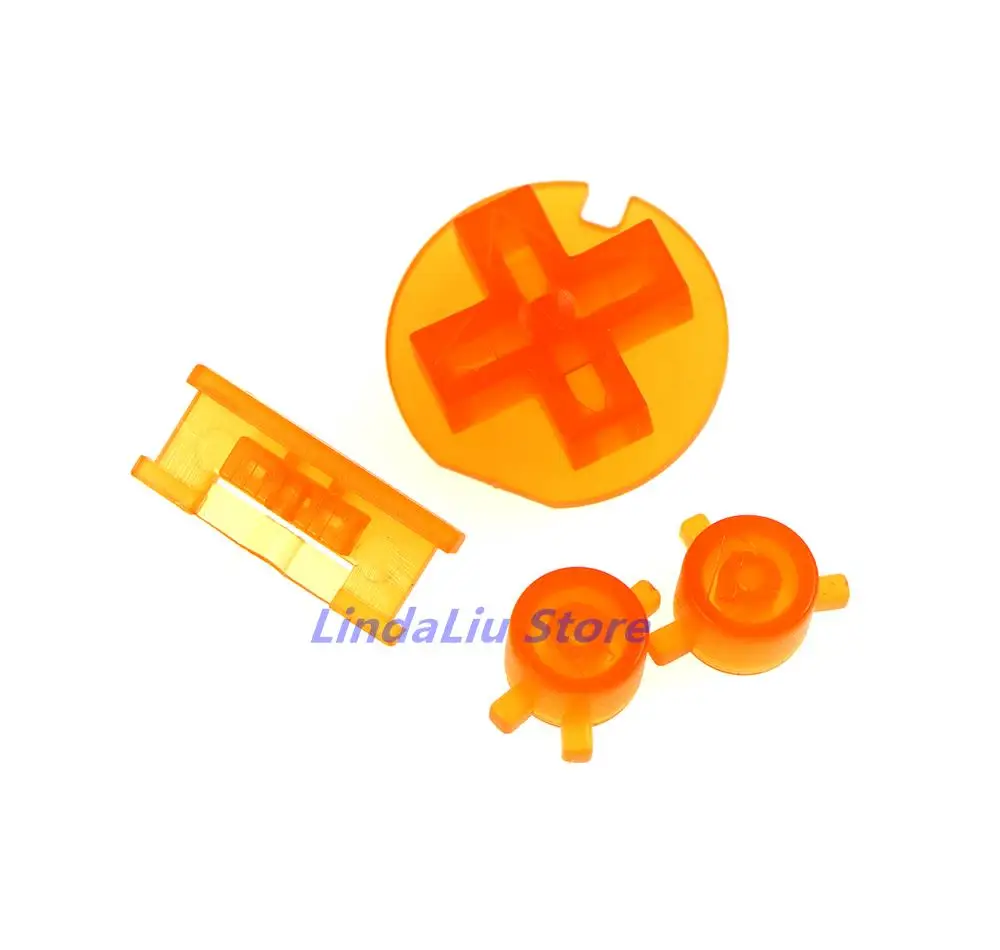 GBC 게임 콘솔용 다채로운 버튼 세트, ON OFF 단추 AB 버튼, GBC 교체 부품용 D 패드, 20 세트