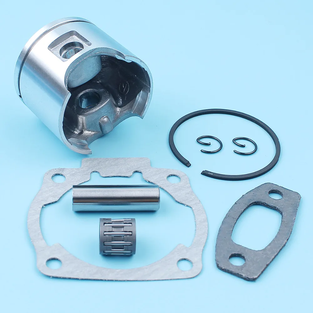 Imagem -06 - Pino do Anel de Pistão Agulha Rolamento Kit para Husqvarna 51 55 Rancher Epa Motosserra Cilindro Silenciador Junta 503608101503608171 46 mm