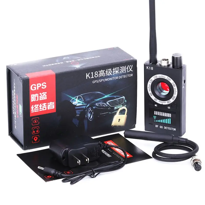Anti-spy Hidden Camera Lens Detectors Privacy Protection GSM Audio Listening Bug Finder GPS Tracker Wireless RF Signal Scanner