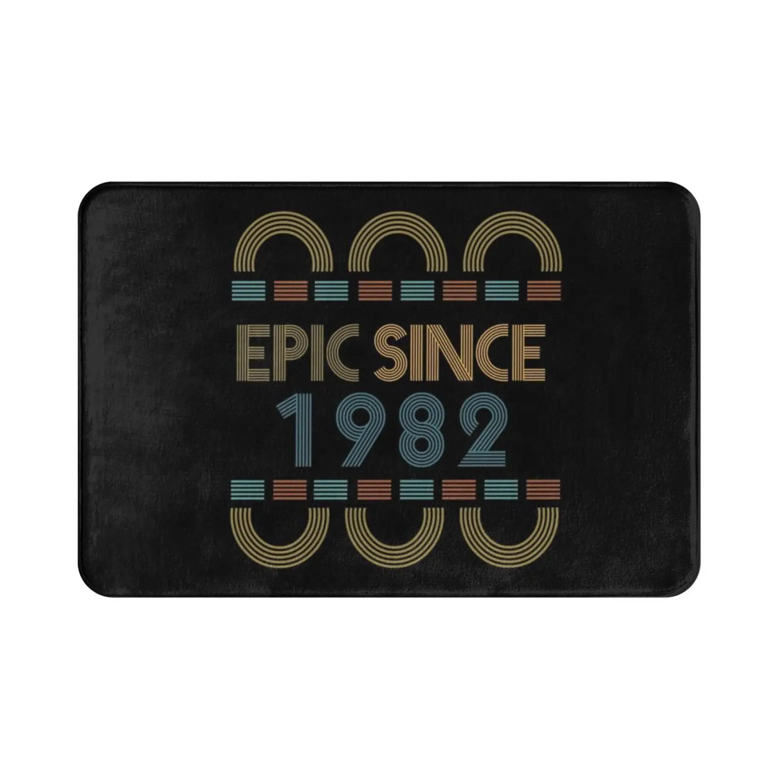 Epic Since 1982-- Years Old Birthday Mat Rug Cushion Soft Non-Slip Epic Since Birthday