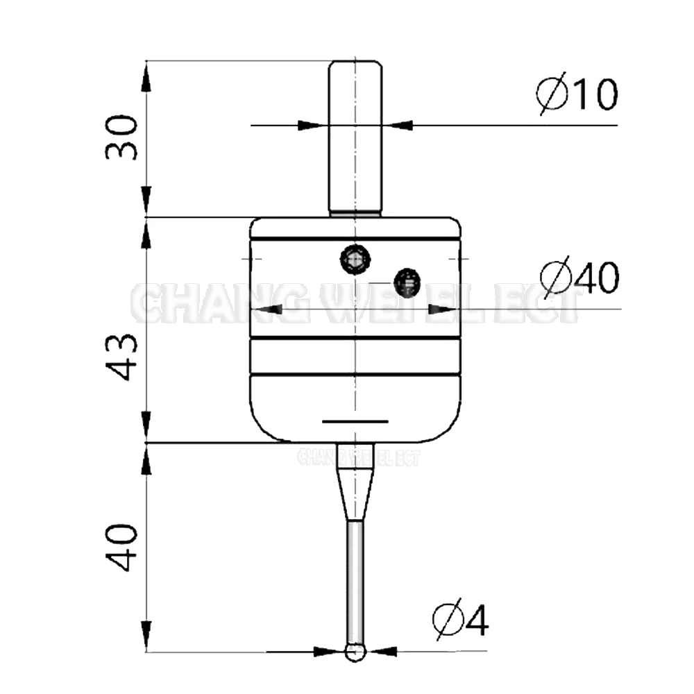 ใหม่3d Edge Finder Cnc 3d Photoelectric Edge Finder Cnc เครื่องมิลลิ่งสามประสาน Probe เหล็กทังสเตน Probe