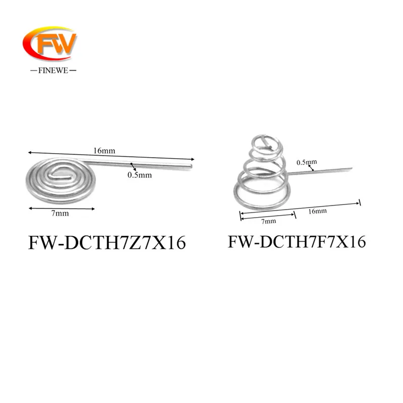 5 pair/lot AAA battery contact spring positive and negative spring for toy PCB 7x16MM