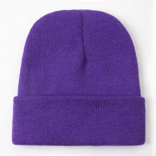 Solid Unisex Beanie Autumn Winter Wool Blends Soft Warm Knitted Cap Men Women SkullCap Hats Gorro Ski Caps 24 Colors Beanies - Image 27