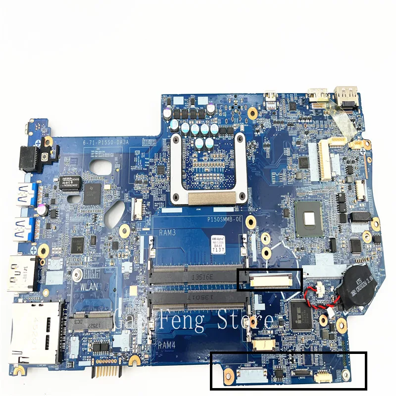 Laptop Motherboard FOR Hasee FOR Raytheon FOR CLEVO P150SM P151SM 6-71-P15S0-DA3A 6-77-p151sma0-d03a 100% Tested Ok