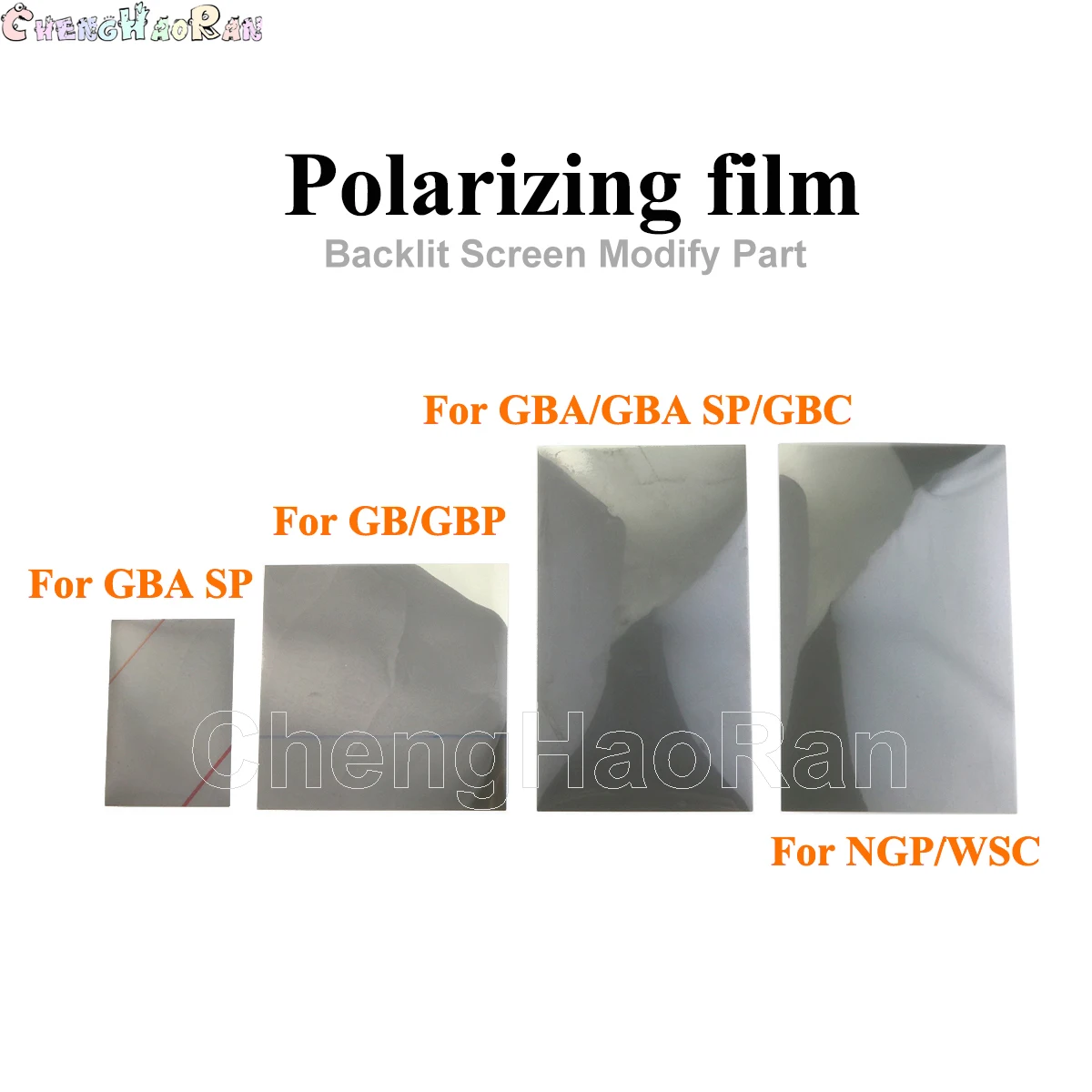 1Pcs For GB GBP Backlit Screen Modify Part Polarizing Film For GBA GBC GBASP NGP WSC