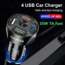 Car USB Fast Charger 4 Ports 18W #2