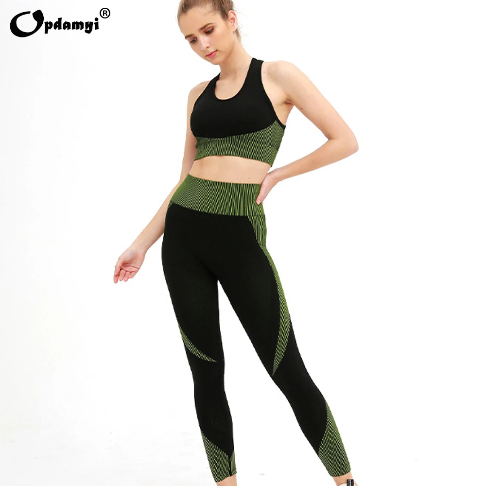 Seamless Workout Yoga Sets Female Sport Gym suit Wear Running Clothes Women\'s Fitness Sport Yoga Suit Sports Bra yoga clothing