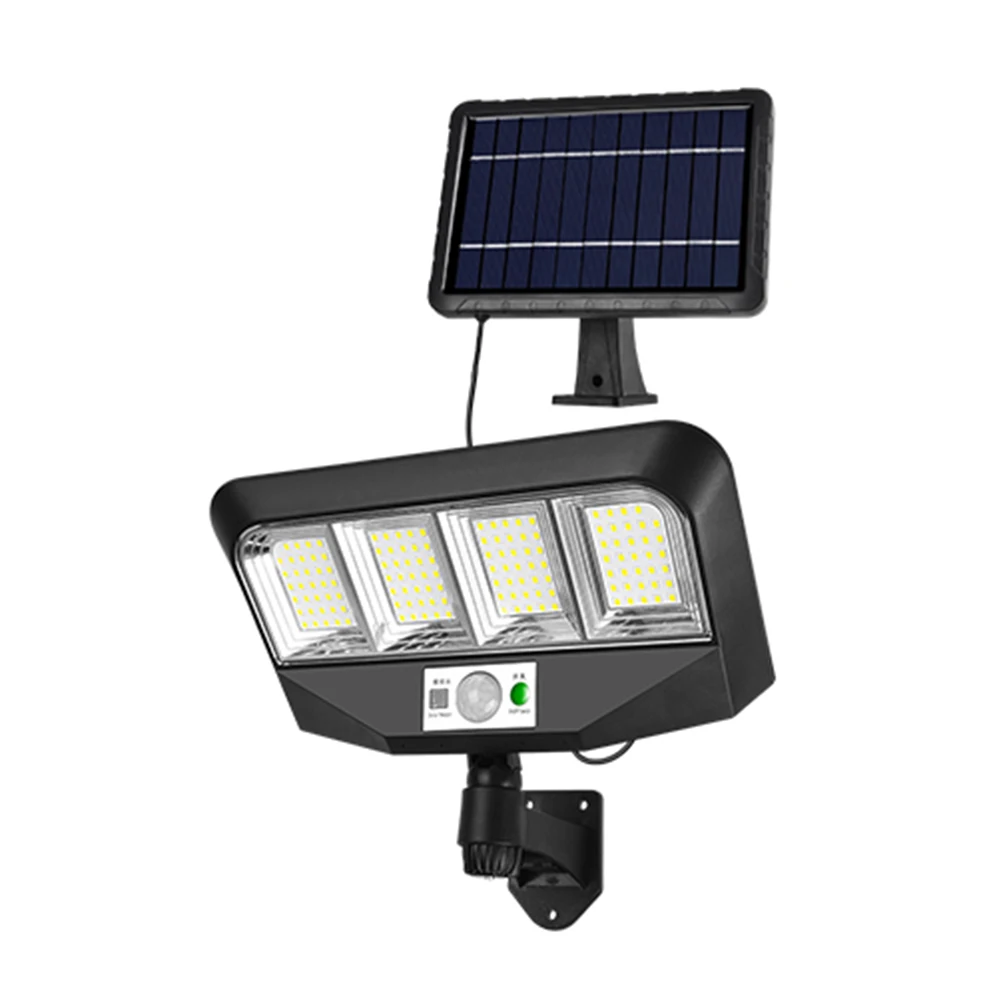 Solar Power Rotatable Road Lamp Outdoor Waterproof Pathway Sensor Wall Lights Courtyard Villa Lighting Street Lamp