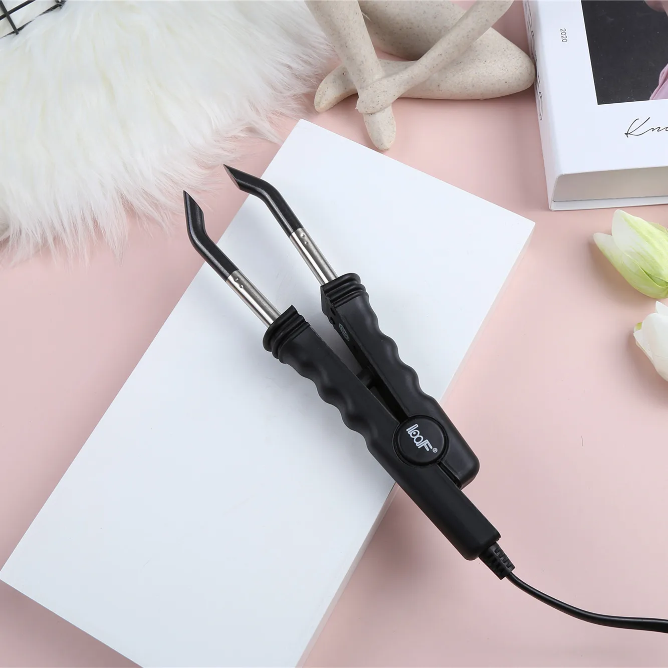 High Quality Loof Fusion Hair Extension Iron Keratin Bonding Tools Adjustable Temperature Fusion Heat Connector+EU/US/UK/AU plug