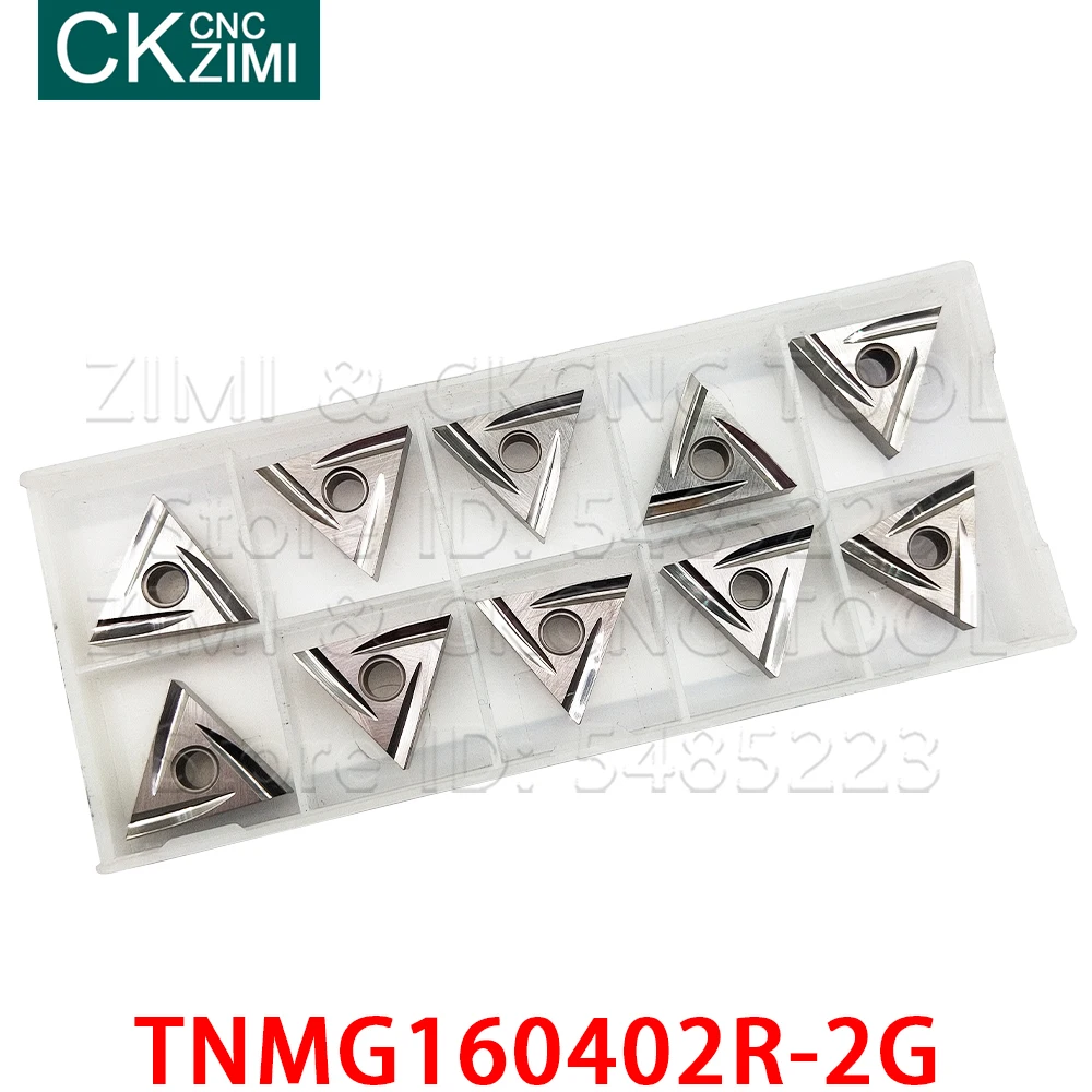 10PCS TNMG160402R-2G PT3000 TNMG 160402R 2G PT3000 Carbide inserts External Turning Tools CNC Metal lathe cutter Tools for Steel