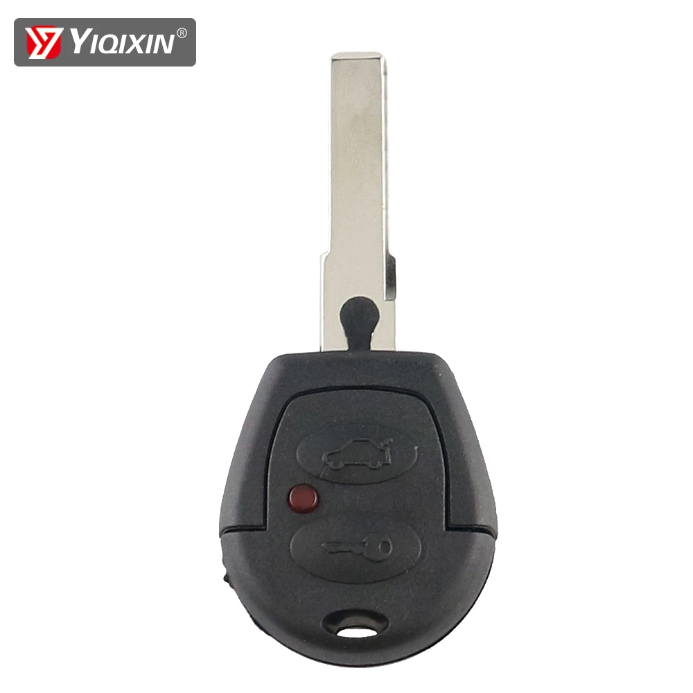 YIQIXIN 2 Button Uncut Blade Remote Key Shell For VW Polo Golf Jetta Sharan For Seat Ibiza Leon Toledo Mii Altea For Skoda