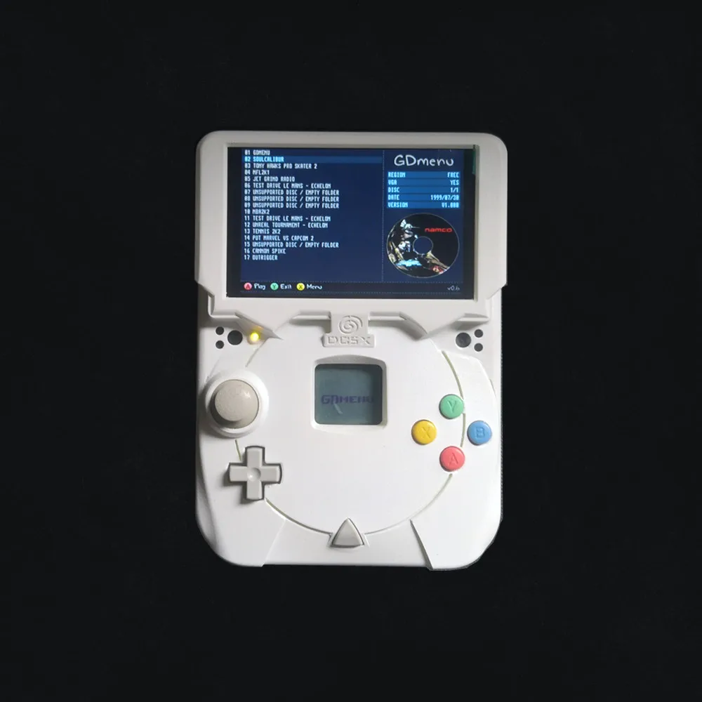 Portátil Handheld Arcade Game Console, Placa-mãe DC Modificada, Dream Pocket Game, Gameboy ou GDEMU, Gameboy, 2024
