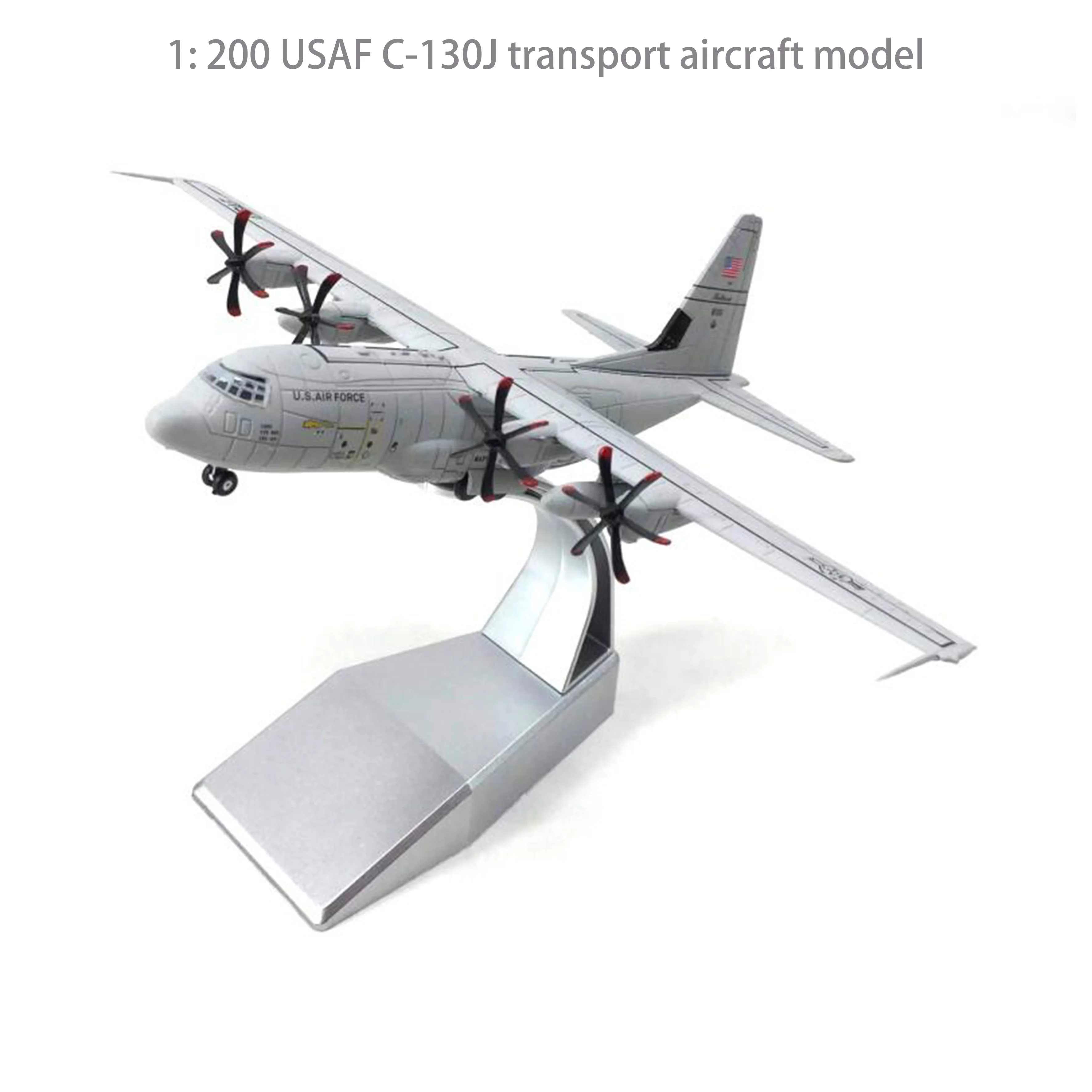 1:200 Модель транспортного самолета США C-130J Коллекционная модель из сплава