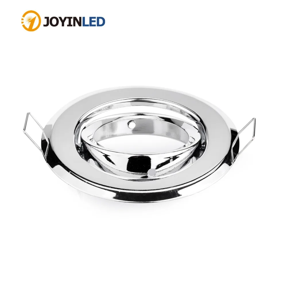 2pcs/lot Round Recessed LED Ceiling Light Adjustable Frame MR16 GU10 Bulb