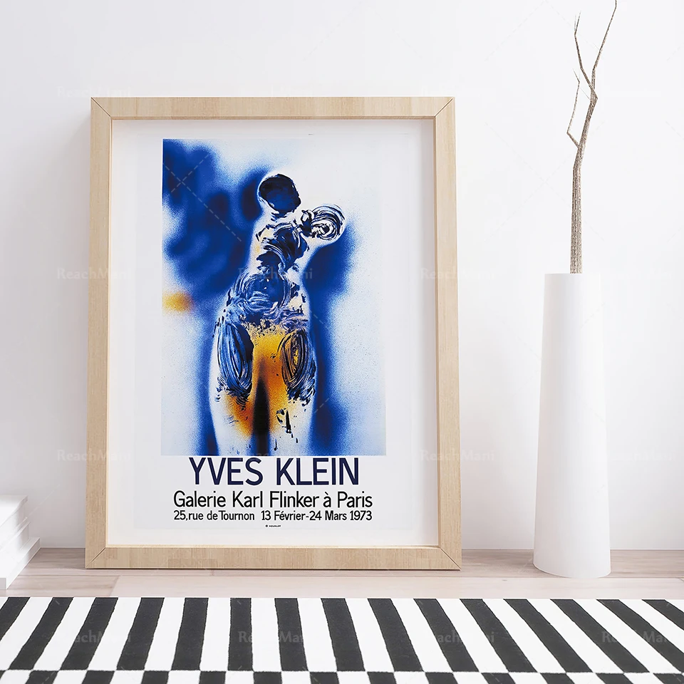 Yves Klein 1973 Exhibition Poster | Vintage Art Exhibition Poster