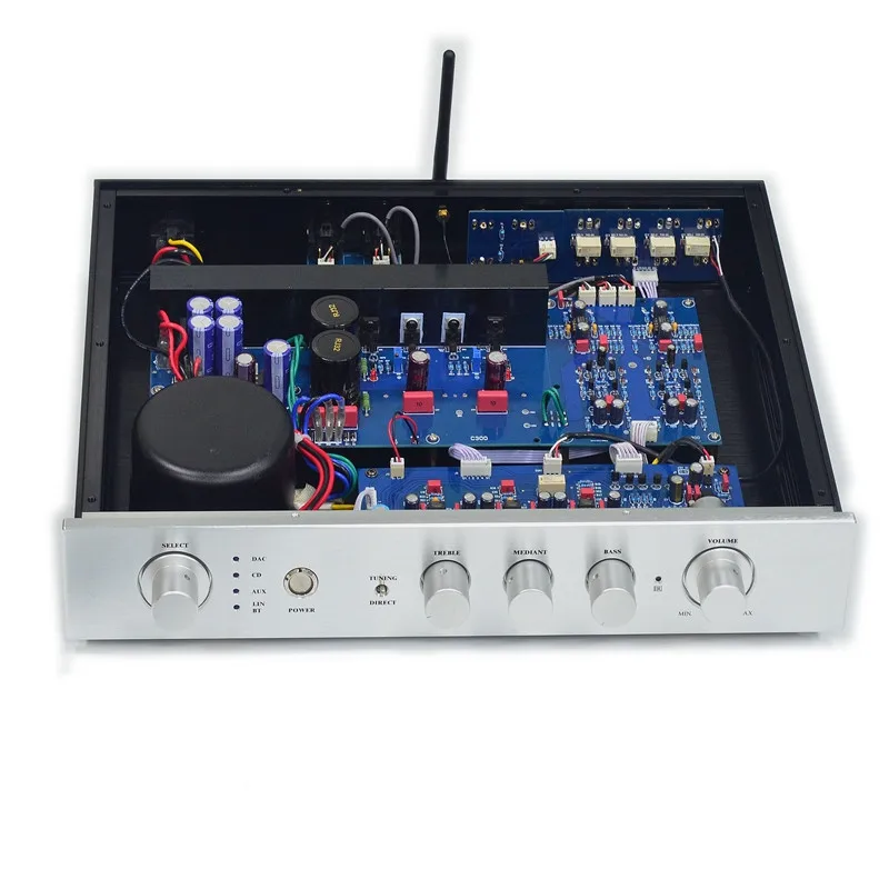 

New E300 pre-amplifier, bile-flavor balance, fever-grade HiFi high-medium and low-pitched preamp Bluetooth 5.0 remote control