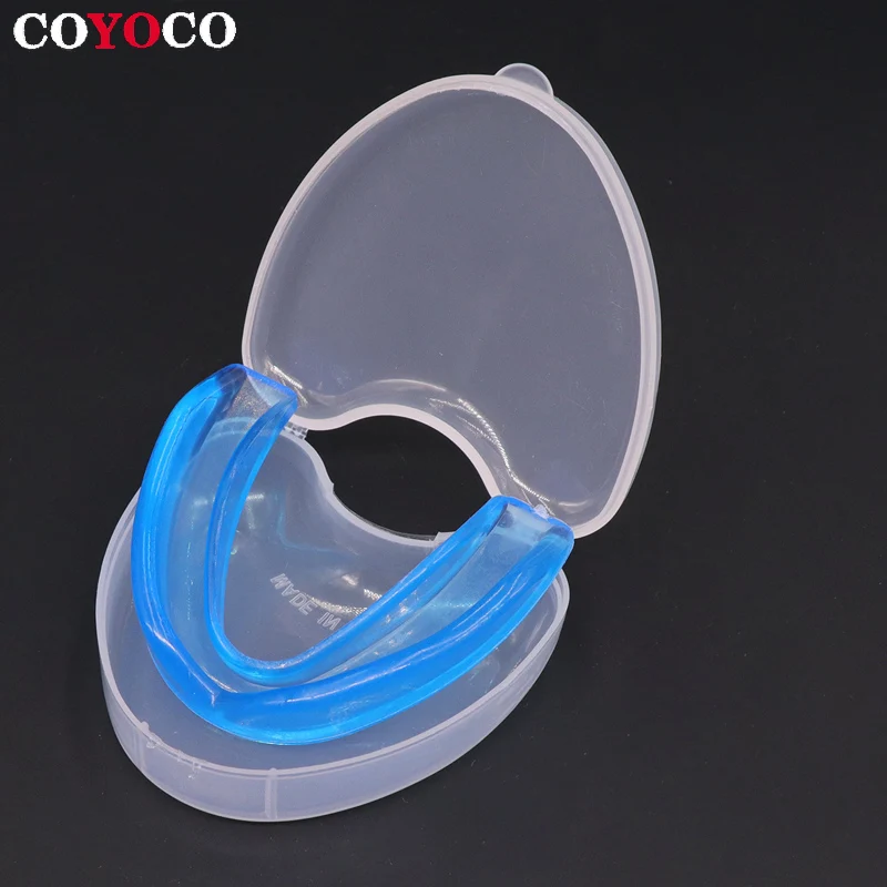 COYOCO Tooth Protector Night Mouth Tray Guard 1 Pcs EVA Brace for Rugby Karate Boxing Basketball Free Shaping