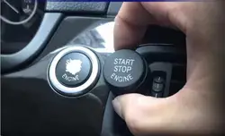 Car Switch Cover Auto Start Stop Engine Button Switch Cover For BMW 5/7 Series F01 F02 F10 F11 2009-2013 Etc Car Accessories