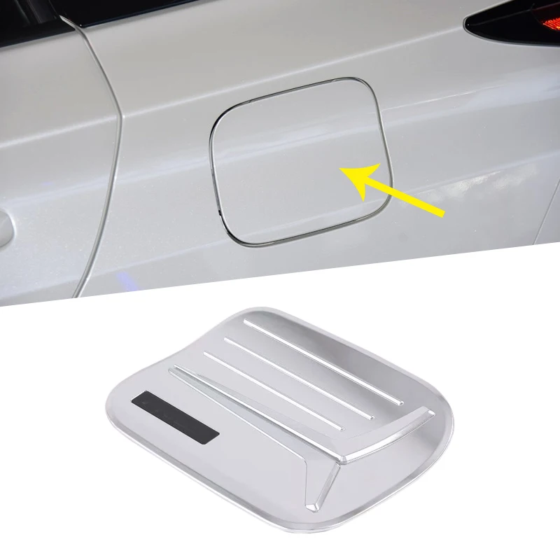 For Toyata Prius PHV XW50 2019 2020 Car Accessories ABS Chrome Fuel Tank Cap Cover Car-styling Trim Oil Fuel Cap Protectiv