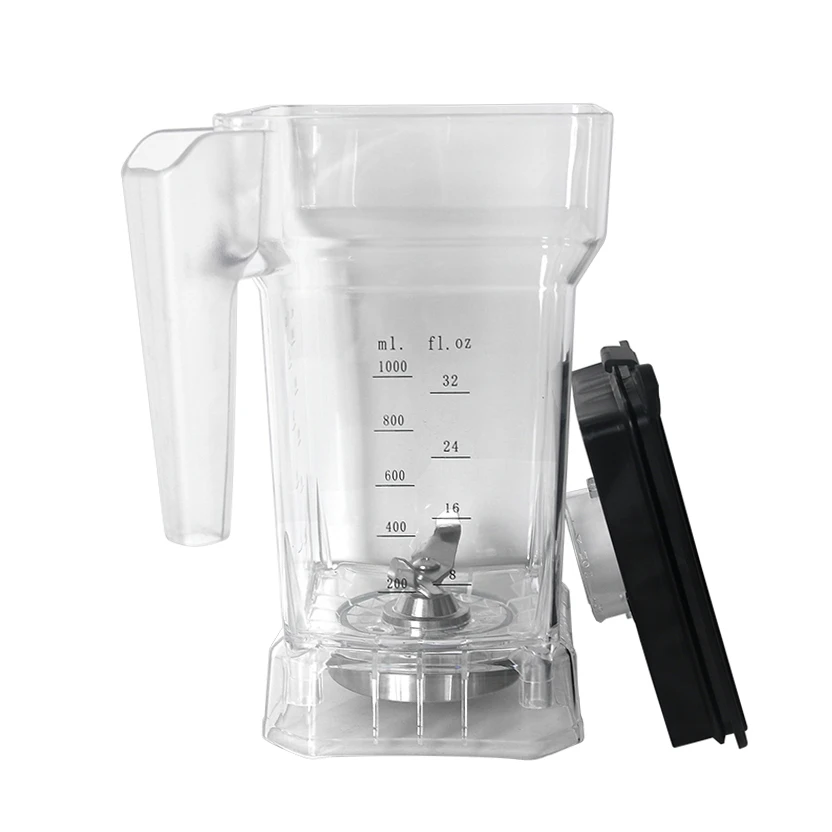 GZZT 1.5L Square Blender Container  with Serrated Blade ABS Plastic Blender Jar Fit for BD-9001and BD-9003 Bpa-free