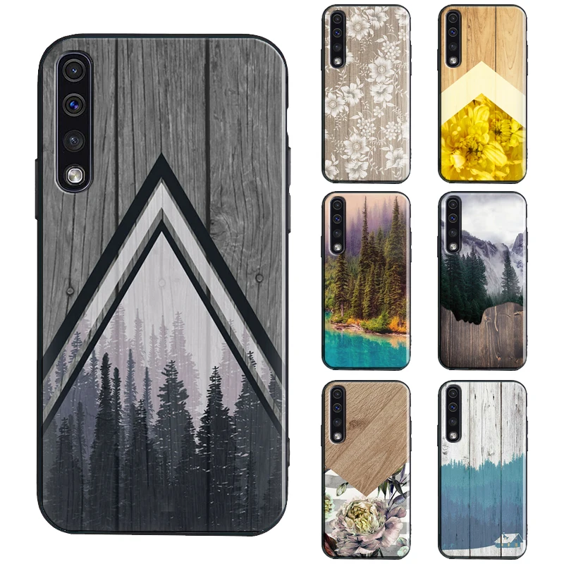 NATURE WOOD PRINTS Case For Samsung A51 A71 A11 A31 A41 A01 A02S A40 A50 A70 A21S A20e A12 A32 A52 A72 Cover