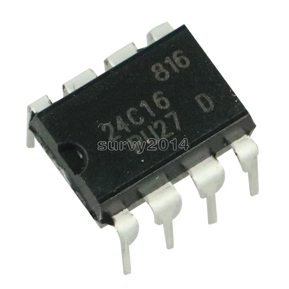 10 개/몫 AT24C16AN AT24C16BN AT24C16N AT24C16 24C16AN 24C16BN 24C16N 24C16 DIP-8