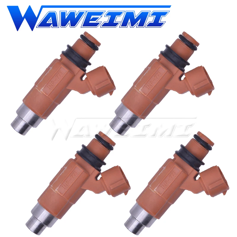 WAWEIMI 4x Fuel Injector OE INP-771 For Mitsubishi Eclipse 3.0L V6 2000-2005 High Quality INP771 68V8A3600000 CDH-210