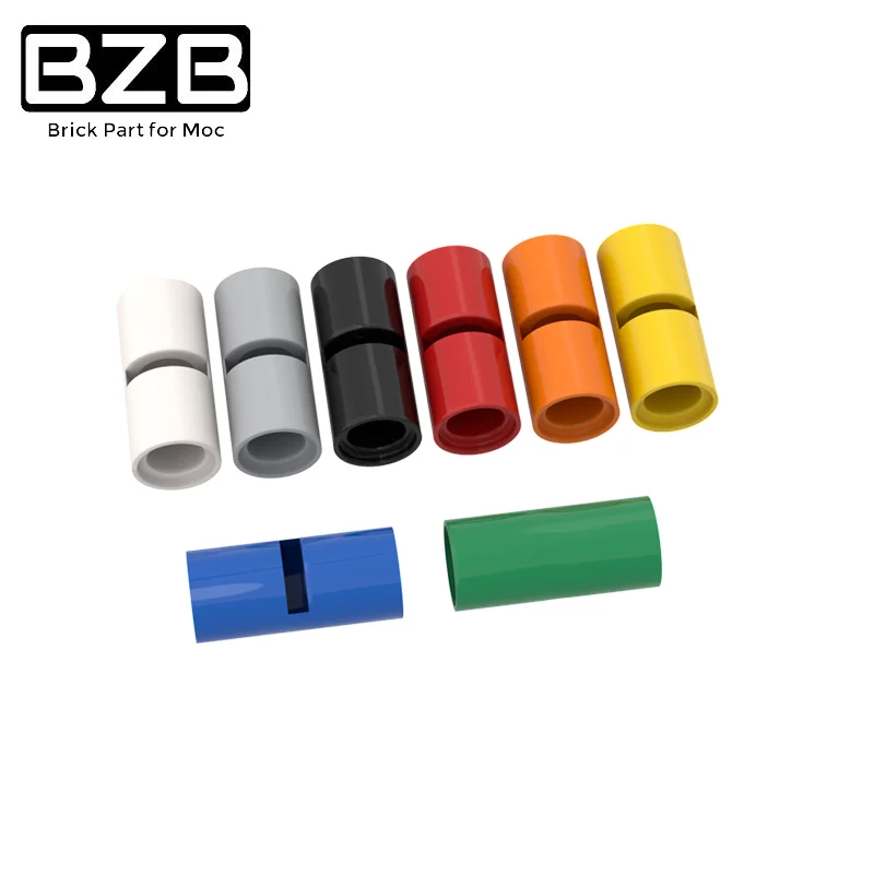 BZB MOC 62462 With Open Bolt Connector Length 15.8 75535 Block Parts Technology Brick Kids Brain Play DIY Toys Best Gift 10PCS