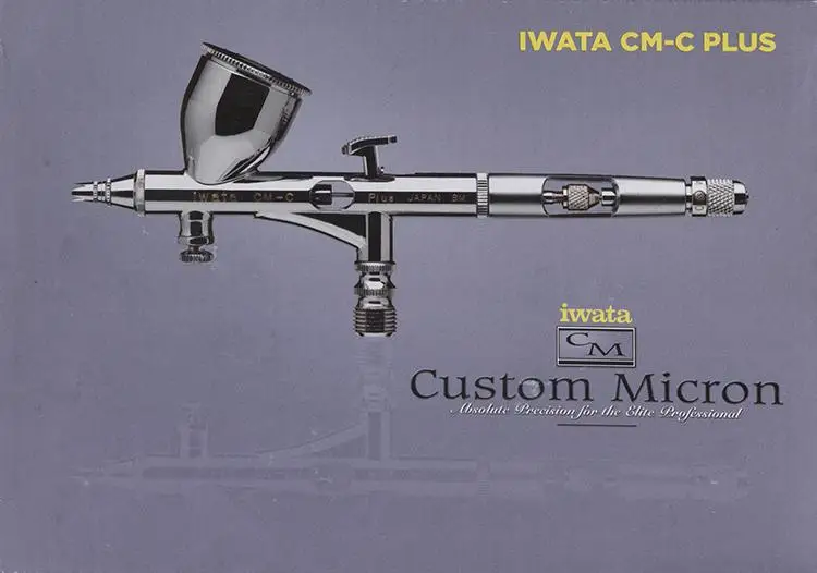 Anest iwata CM-CP2 airbrush 0,23mm 7,0 ml benutzer definierte Mikron Serie neu