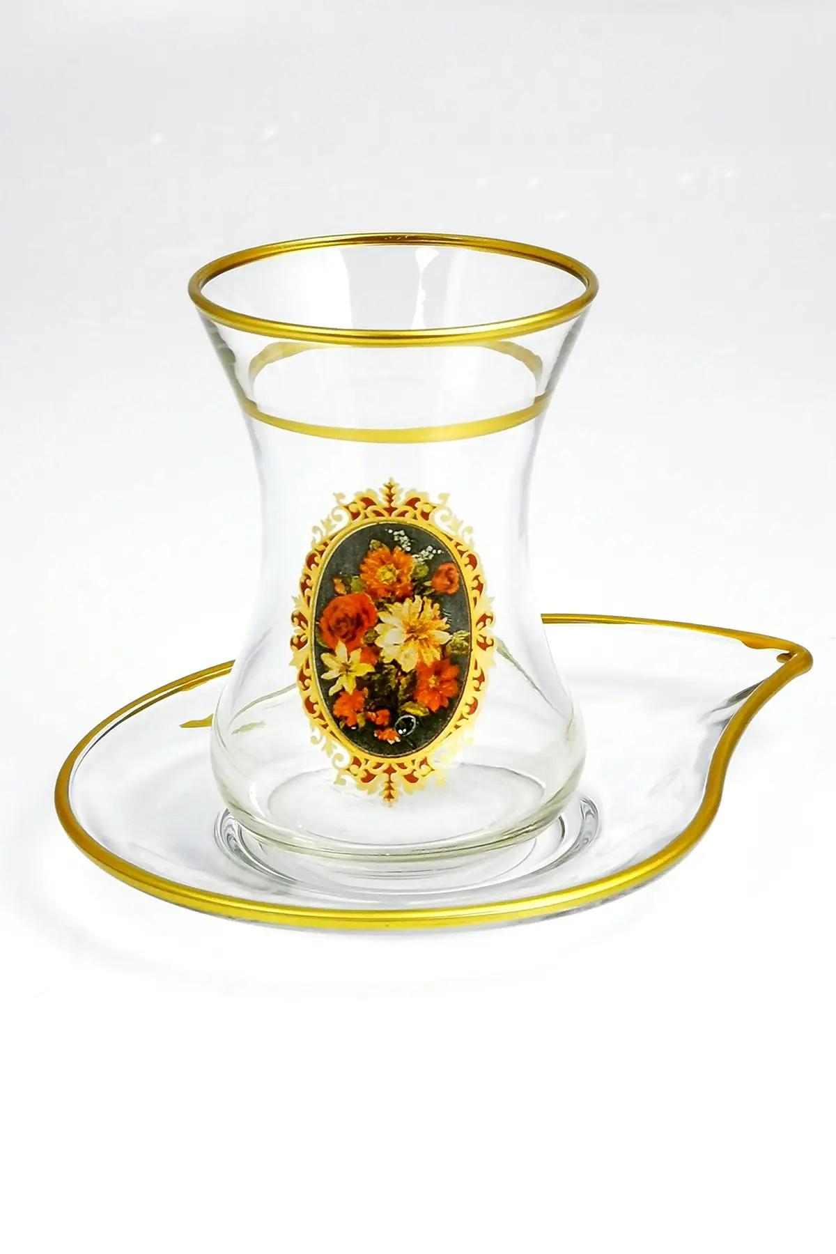 

Uras Gilded Tea Cup Kit Set M9 English Tea Cup Glass Cup