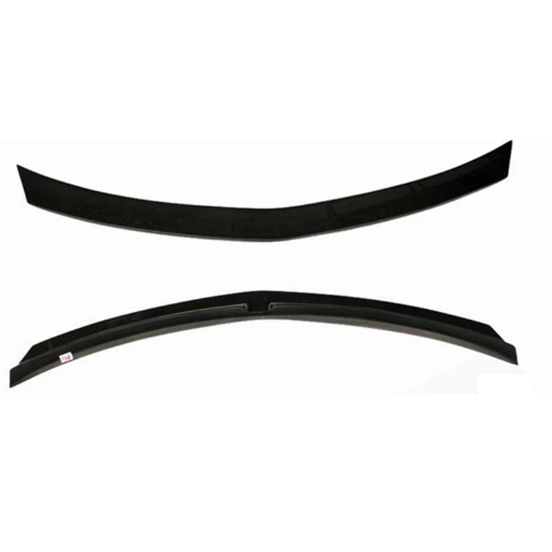 For Mercedes Benz E Class W213 E200 E300 E400 E550  2017-2020 Carbon Fiber Car Spoiler Black Color Spoiler V style - view 4